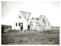 Montauk Development Corp.  house under construction, 1920s