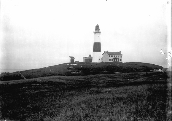 Montauk Lighthouse, undated glass-plate negative