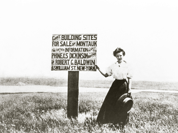 Early real estate sign, Montauk